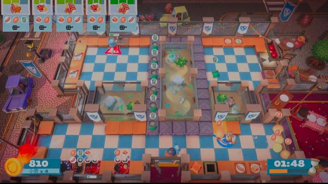 Overcooked AYCE (World Food Festival) 2-3 [score: 1610] 2 players