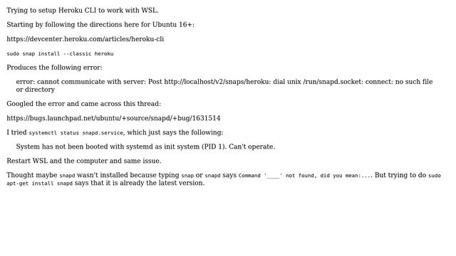 Setting up Heroku CLI in WSL (2 Solutions!!)