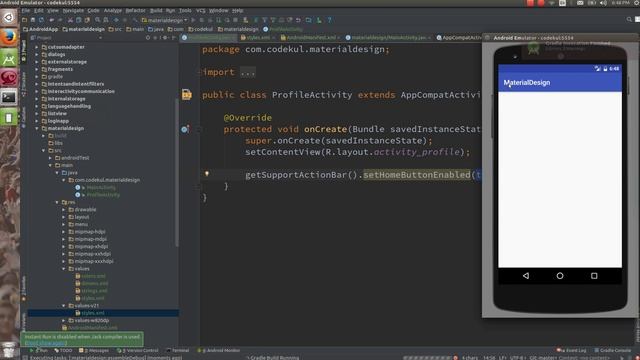Android Tutorial 2019 - Android Material Design Navigation Drawer - Part 5