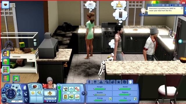 Let's Play: The Sims 3 Ambitions | Part 22 -  FIRE + QUEEN MARY