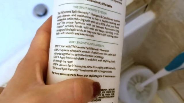   How To Use Tresemme Split Remedy Hair Conditioner Review ?