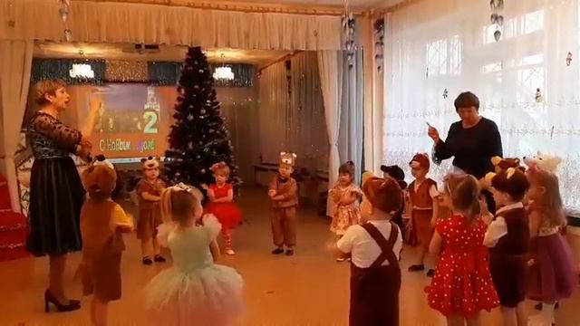 Песня "Ёлочка", 2 мл.гр., МБДОУ 65