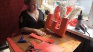 Бесплатный МК. Большие буквы LOVE из изолона. Large letters LOVE