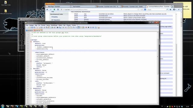 Setup Essentials and permissions :: Minecraft