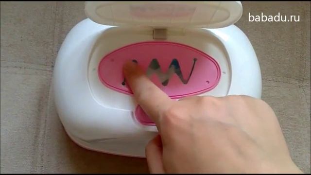 Детские влажные салфетки Flushable, контейнер 64шт  Merries