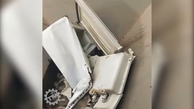 The Monster Crusher Crushes All Scrap for Recycling!Powerful Shredder Machine!