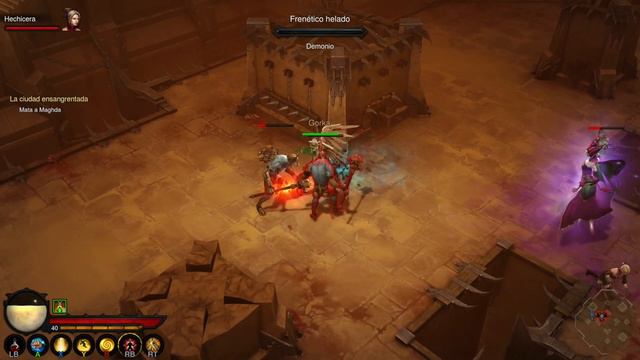 DIABLO III: REAPER OF SOULS - Acto II- Matar a Magda (Boss) - Experto - Nivel 40