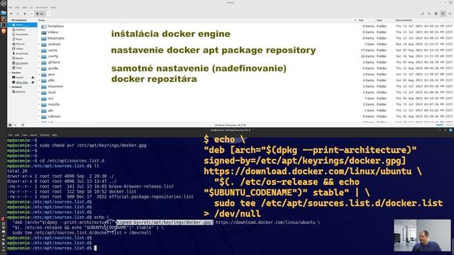 Jakarta EE 10 - inštalácia docker engine