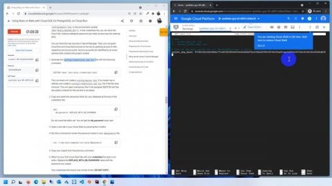GSP943: Using Ruby on Rails with Cloud SQL for PostgreSQL on Cloud Run