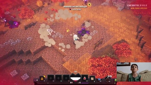 Minecraft Dungeons (PS5) Ft. Victor #01 | GamePlay Na Real #gameplay #minecraft