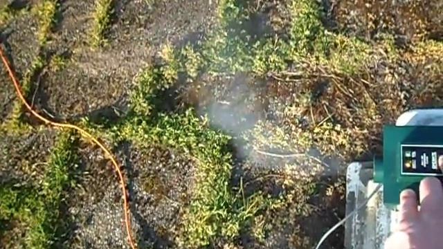 Smoke machine with 2% glycerine in distilled water.