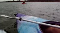 kayak before storm