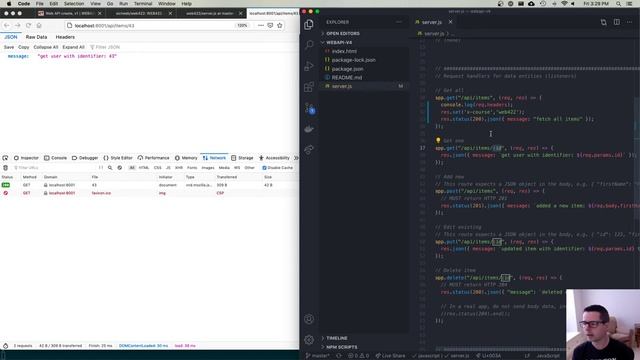 WEB422 Week 01 Part 4 - Web Services with Express