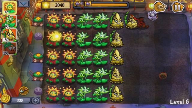 Игра Растения Против Зомби - Flower Zombie War от Flavios - Plants vs zombies  2