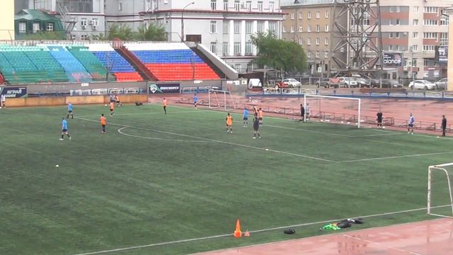 Тренировочное упражнение прессинг. ФК Новосибирск-2010 (07.06.2024)