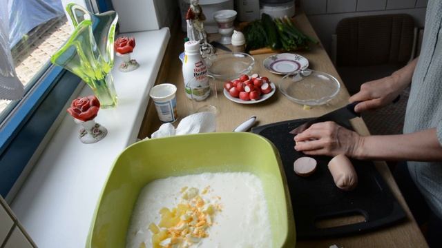 Okroschka | Leckere  Sommersuppe | Anleitung