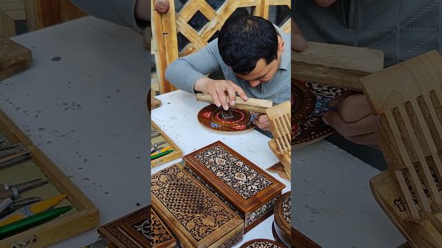 Резьба по дереву, сувениры из Узбекистана