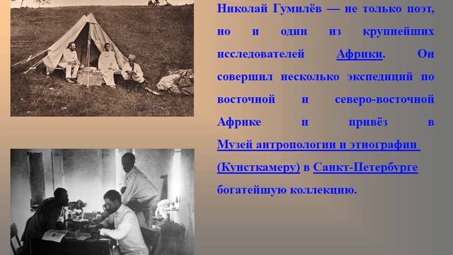 Рыцарь с душою скитальца (к 135-летию со дня рождения Н. Гумилева)