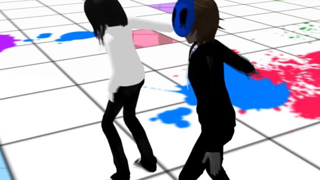 MMD Panda Hero [Jeff The Killer and Jack Eyeless]