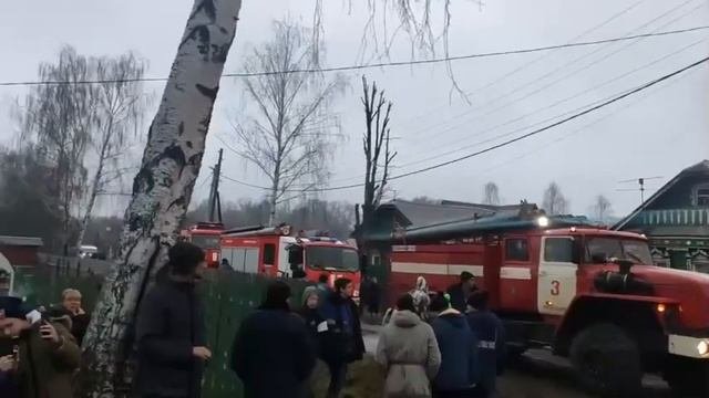 Пожарн на Красном перекопе в Ярославле