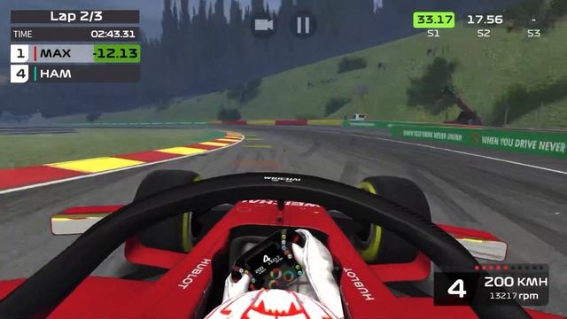F1 2020 Preview Gameplay -Ferrari SF1000 Hotlaps at Spa