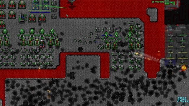Rusted Warfare - 1v3 Very Hard AI - GameplayLongplay