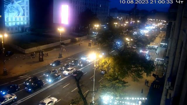 Веб-камера Киев Европейская площадь + Майдан 2023 08 11