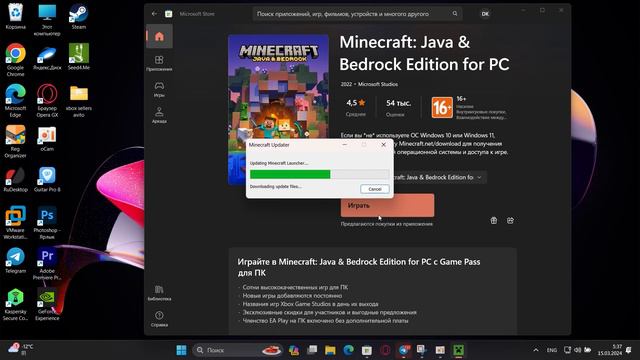 Mincraft Java Bedrock Edition PC