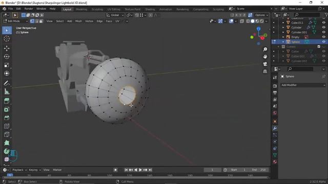Sharpslinger Lightningbolt XD | Slugterra | 3D Modelling Blender