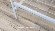 Металлическая кровать двухъярусная СС-2 серая (обзор с комментариями)