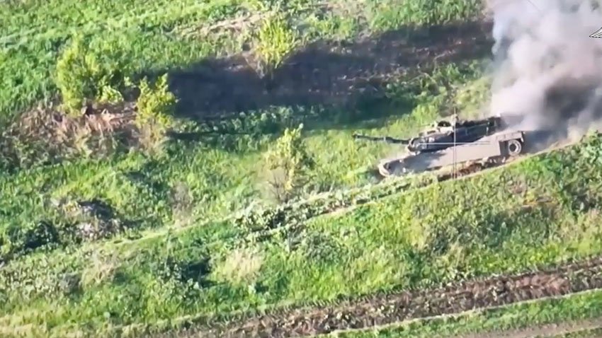 Российские военные уничтожили Abrams и БМП Bradley