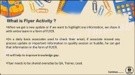Flyer Activity in BPO process improvement