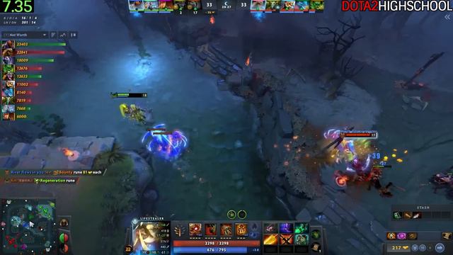 YATORO [Lifestealer] VS 23SAVAGE Late Game Carry Battle Dota 2