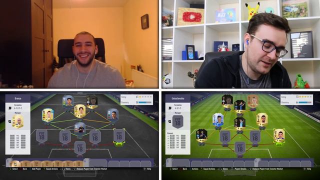 EPIC IF EMBOLO SQUAD BUILDER SHOWDOWN! FIFA 18 ULTIMATE TEAM