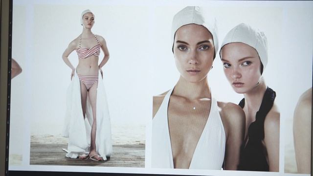 Бэкстейдж студийной съёмки обложки для журнала Marie Claire
