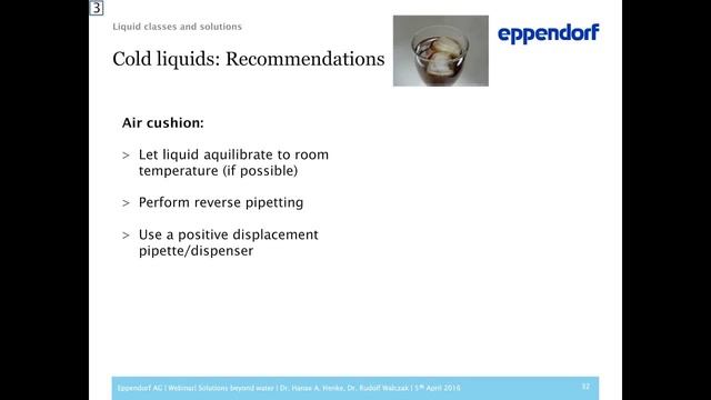 Hanae Henke, Rudolf Walczak-Solutions beyond water