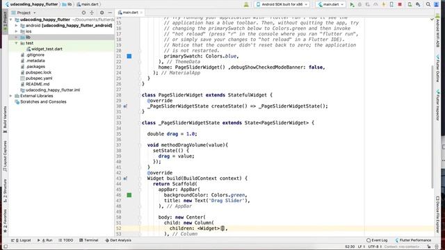 Zero Flutter #16 - Slider Widget Flutter
