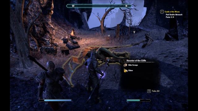 Elder Scrolls Online | The Vestige rescues Abnur Tharn from the Castle of the Worm