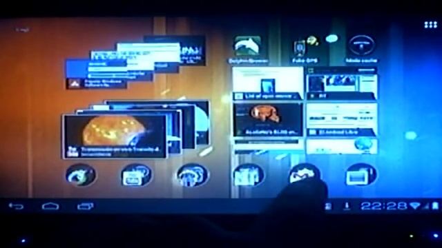 Netbook ASUS  Eeepc T101MT Intel ATOM N450 Android-x86 4.0.4 ICS con 228 aplicaciones instaladas
