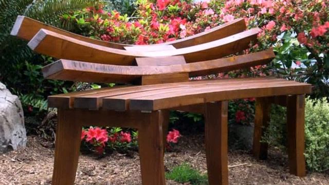 мебель своими руками из дерева для сада