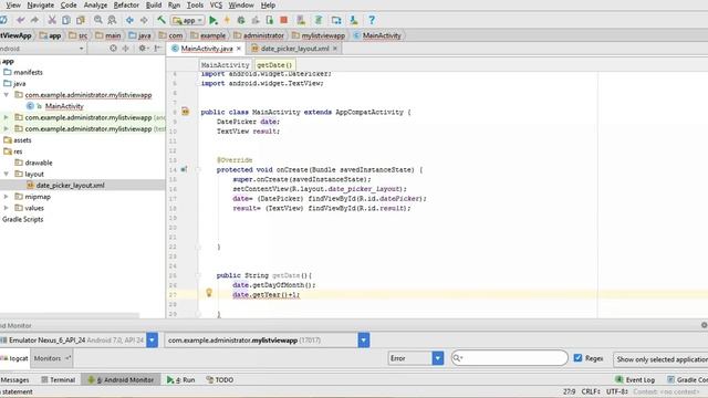 How to use DatePicker in Android