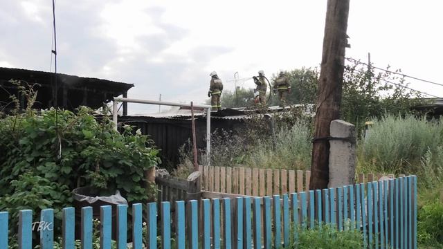 В Колпашеве на улице Обской произошёл пожар