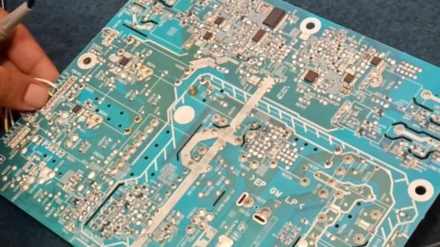 SONY OLD LCD TV BACK LIGHT (ON OFF) AND NEW BOARD INSTALL