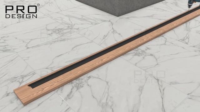 Как установить теневой плинтус Pro Design Panel 7208