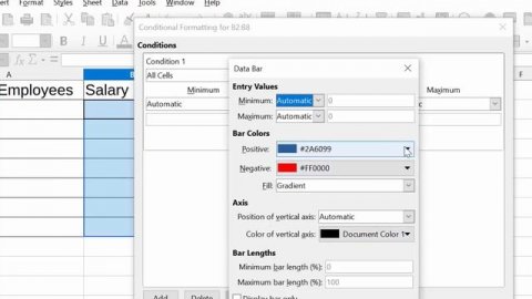 How to Create Data Bars in Libre Calc@COMPUTEREXCELSOLUTION