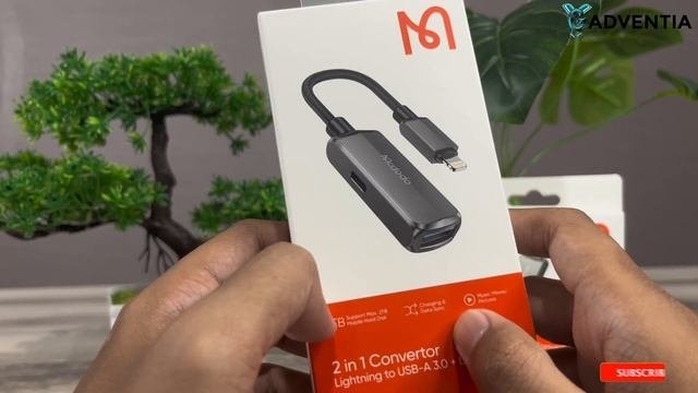 OTG iPhone 13  iPhone 14Pro Max Lightning to USB  Mcdodo OT-8600  CA-2690 Gampang Transfer Data
