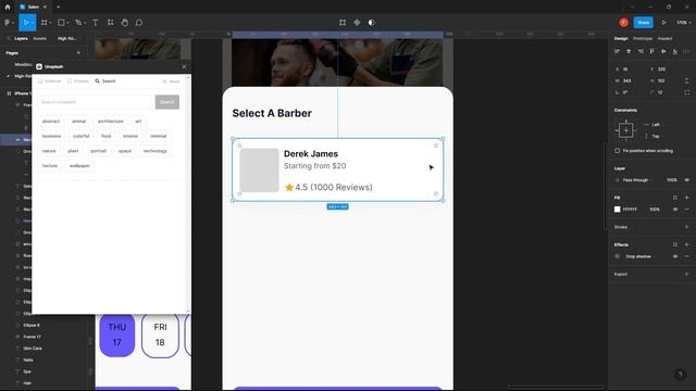 Salon Booking Mobile App UI Design - Part 2 (Figma Mobile Design 2023)