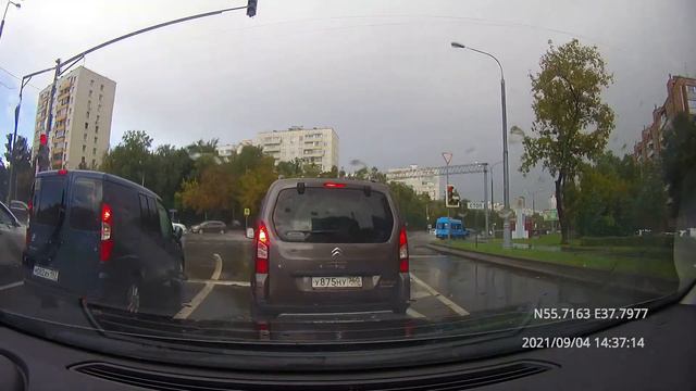 Driving in Moscow city: Текстильщики - Ивановское 04/09/2021 (timelapse 4x)