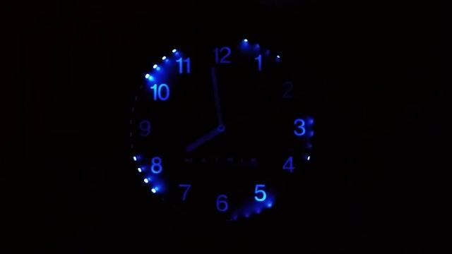 Часы с подсветкой ws2812