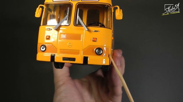 ЛиАЗ-677М. Наши Автобусы № 8. MODIMIO Collections. Обзор журнала и модели.